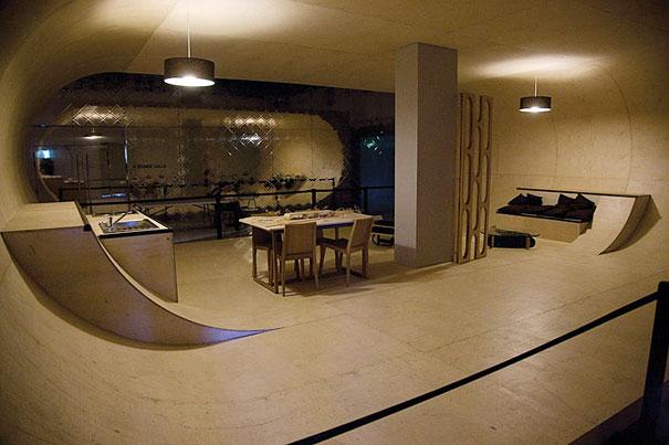 interior home skate park